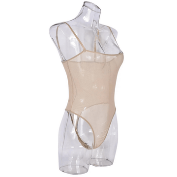Sexy Women's Spaghetti Strap Bodysuits / Female Mesh Clothing / Erotic Skinny Outfits - EVE's SECRETS